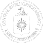 Logo of the CIA - white out version
